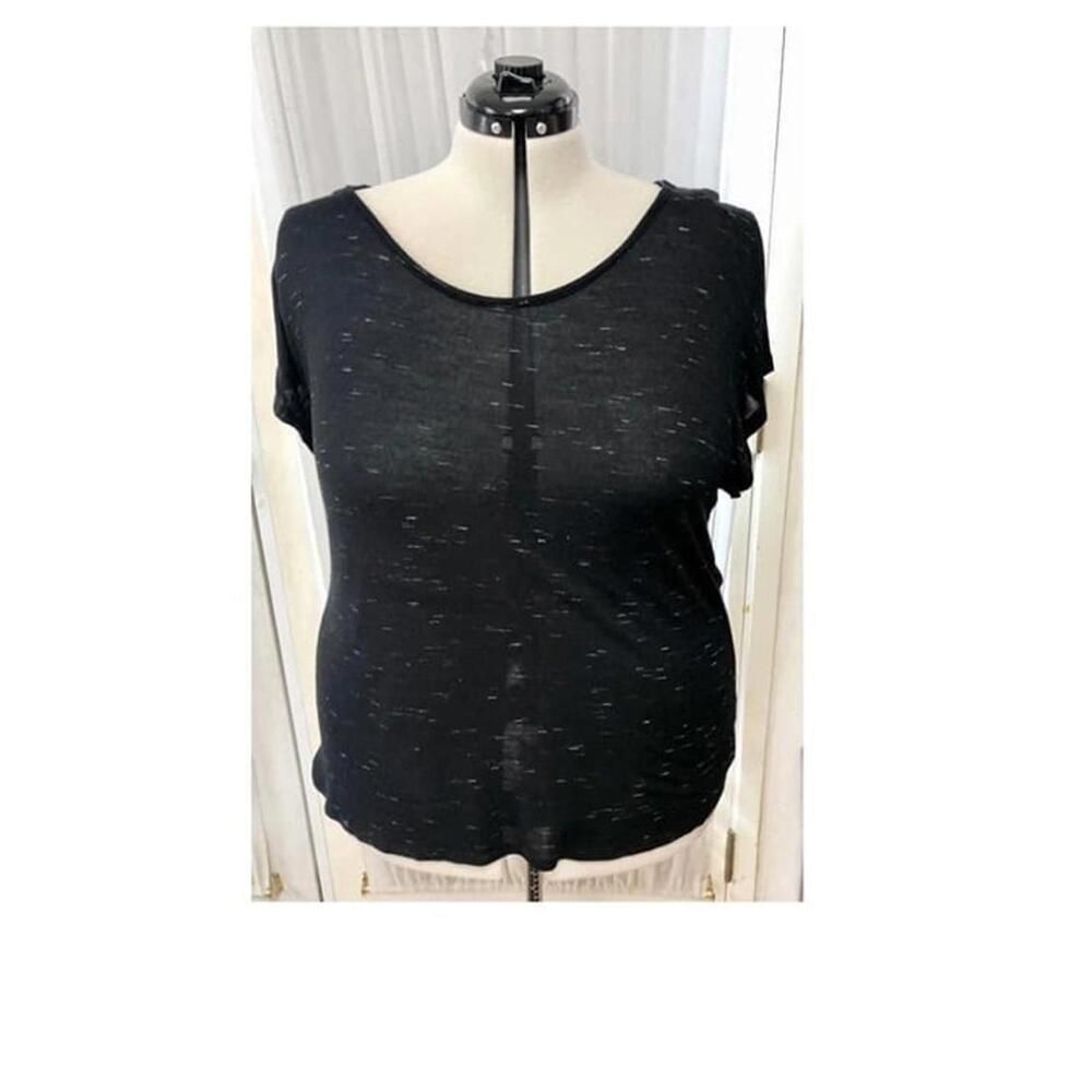 Forever 21 black sheer top. Size 3x.